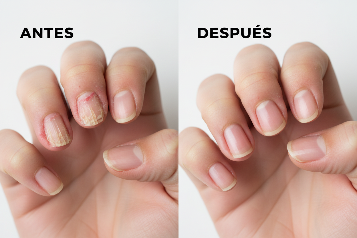 Antes y Después — Daño Químico