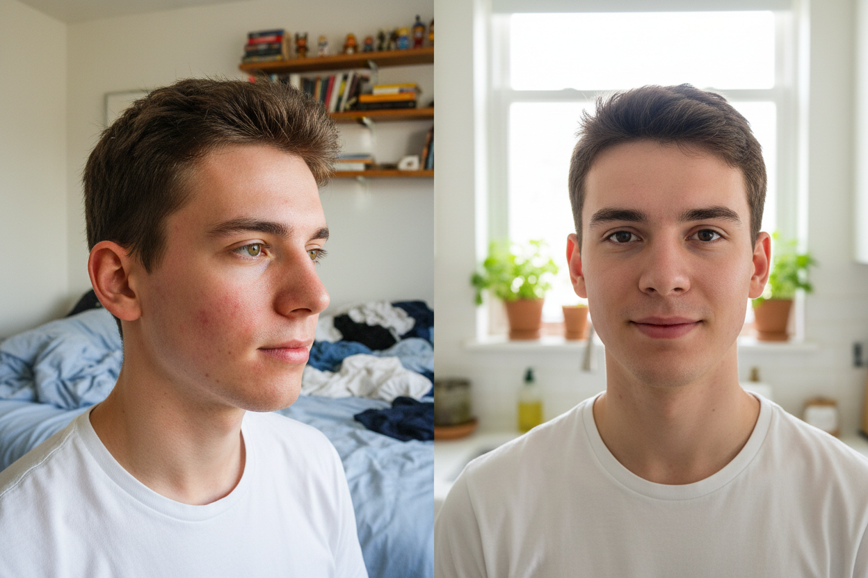 Antes y Después - Hombre