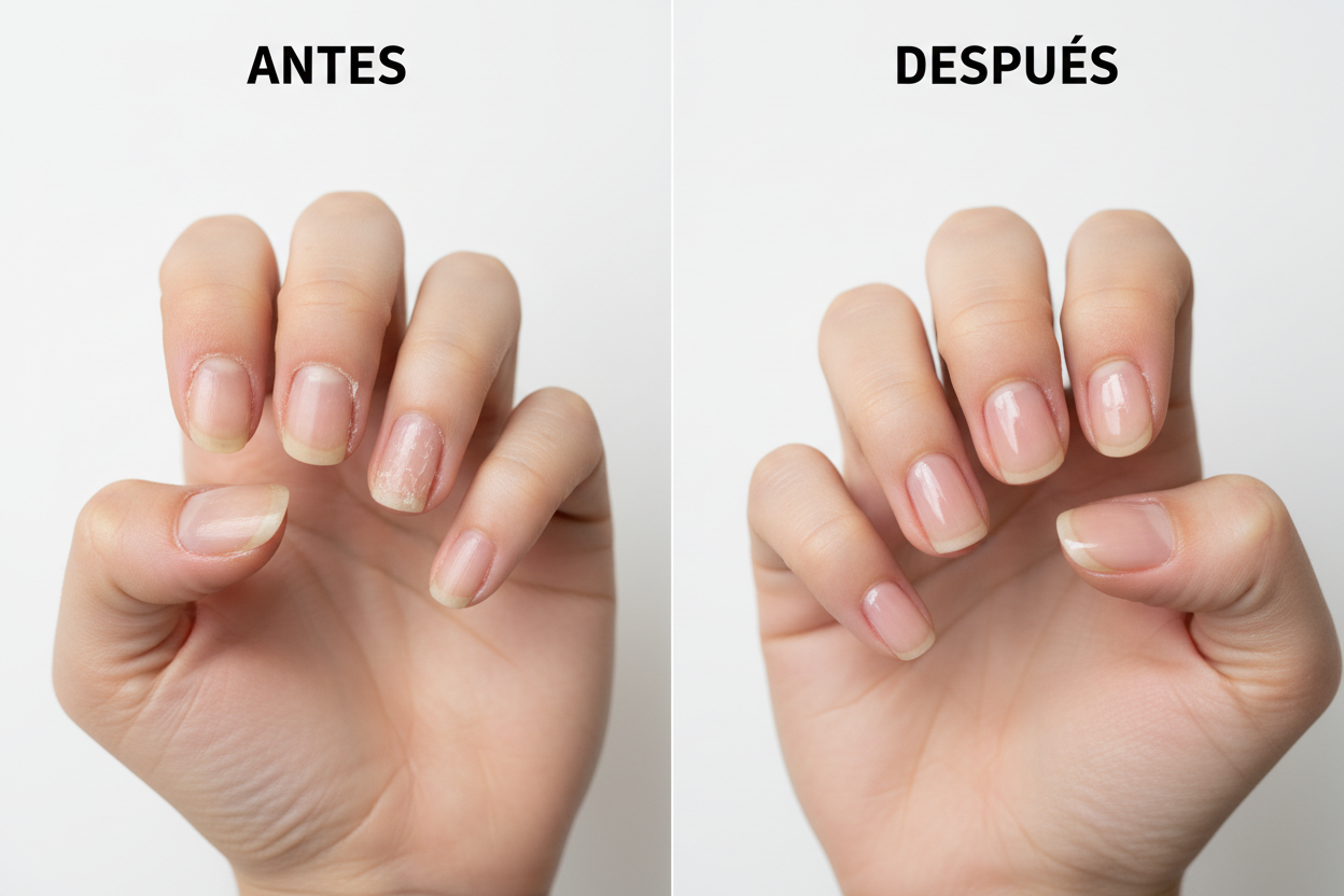 Antes y Después — Sin Brillo